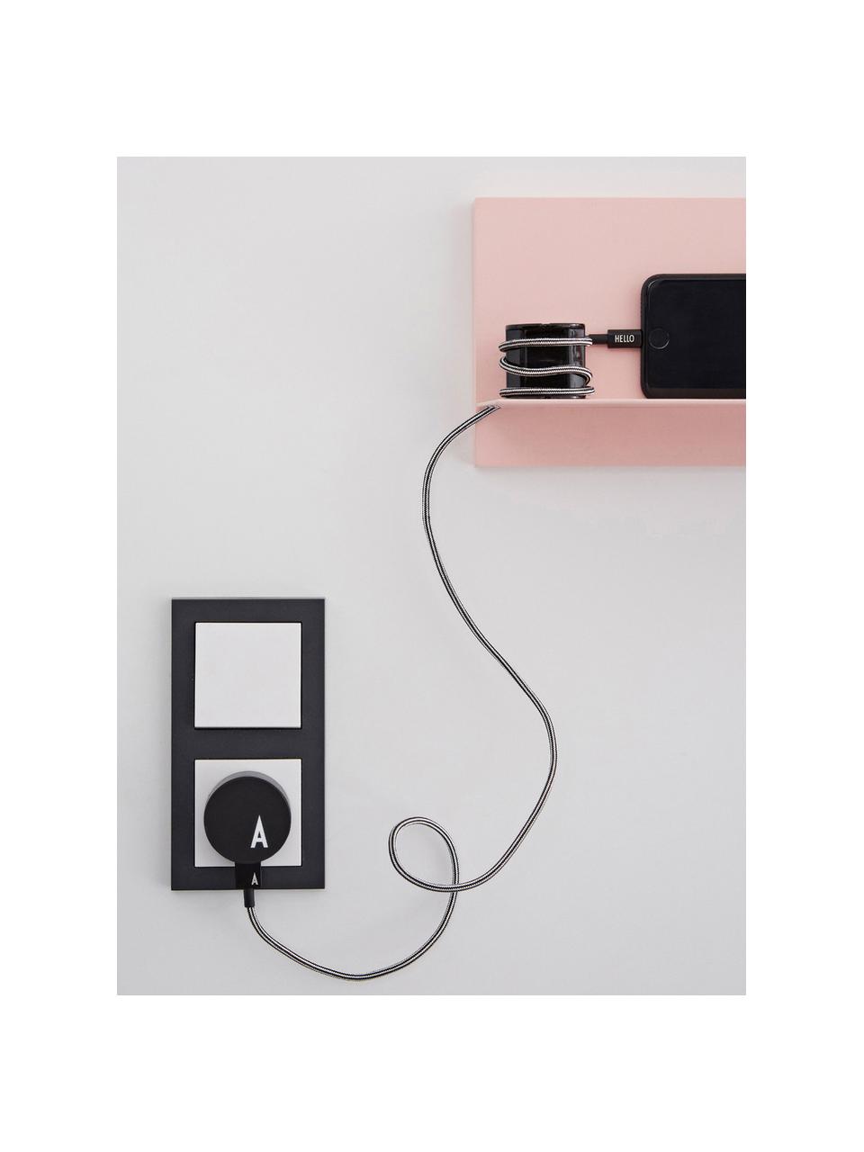 Cargador MyCharger (variantes de A a Z), Plástico, Negro, blanco, Cargador Y