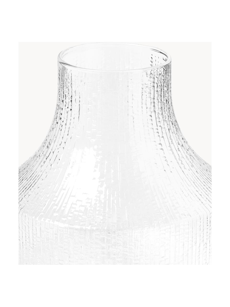 Mundgeblasene Vase Ultima Thule, H 19 cm, Glas, mundgeblasen, Transparent, Ø 18 x H 19 cm
