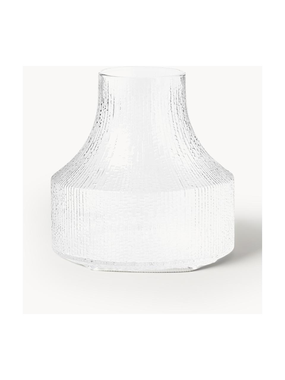 Mundgeblasene Vase Ultima Thule, H 19 cm, Glas, mundgeblasen, Transparent, Ø 18 x H 19 cm