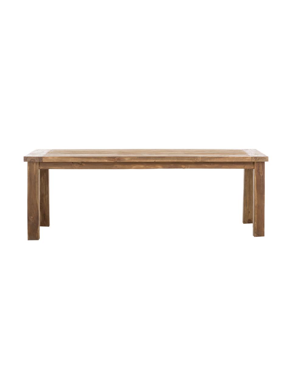 Jídelní stůl z masivu Bois, Surové masivní teakové dřevo, Teakové dřevo, Š 180 cm, H 90 cm