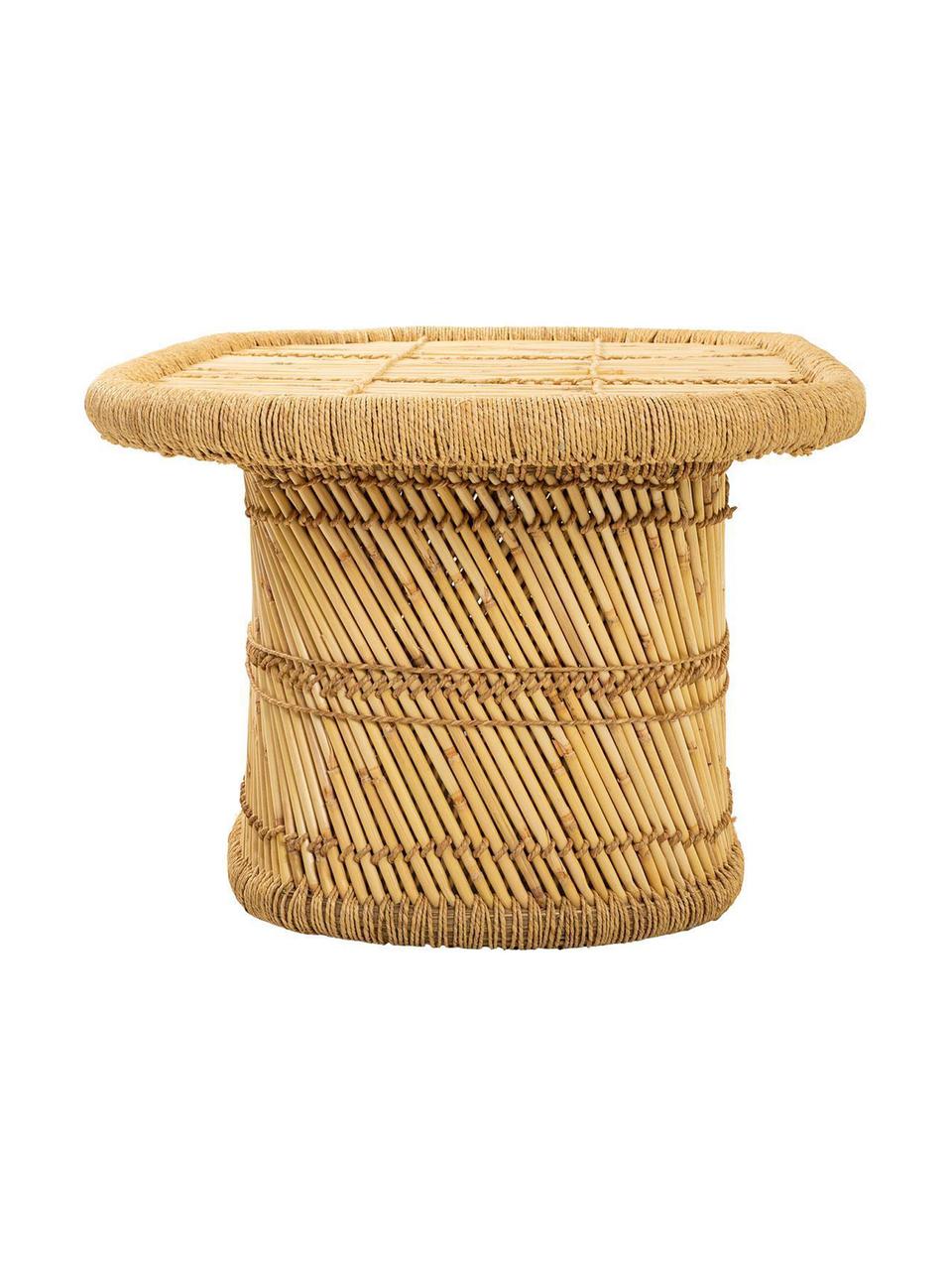 Mesa de centro de exterior Carlota, Bambú, cuerda, Beige, An 102 x F 60 cm