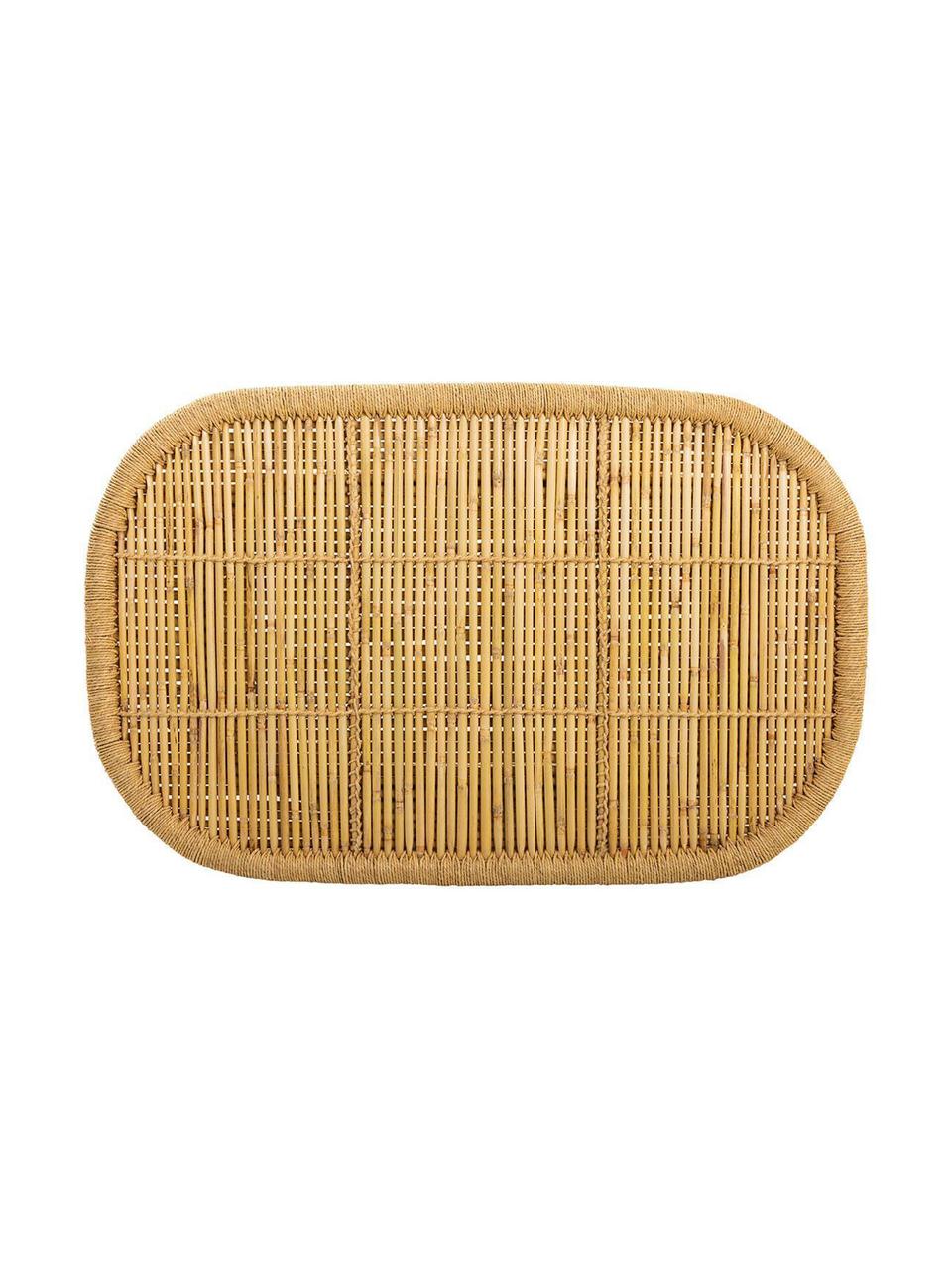 Mesa de centro de exterior Carlota, Bambú, cuerda, Beige, An 102 x F 60 cm