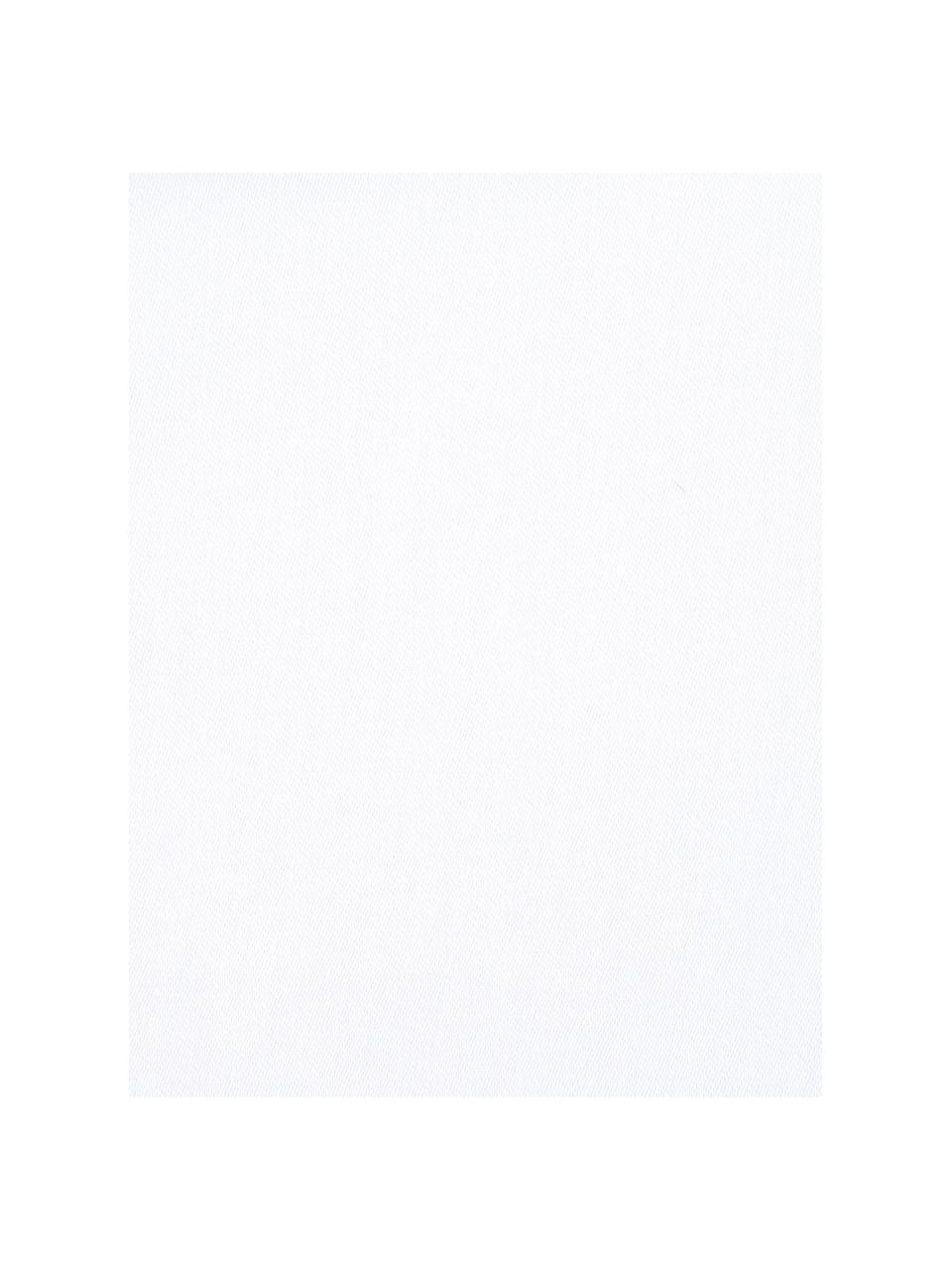 Funda nórdica de satén Comfort, Blanco, Cama 180/200 cm (260 x 220 cm)