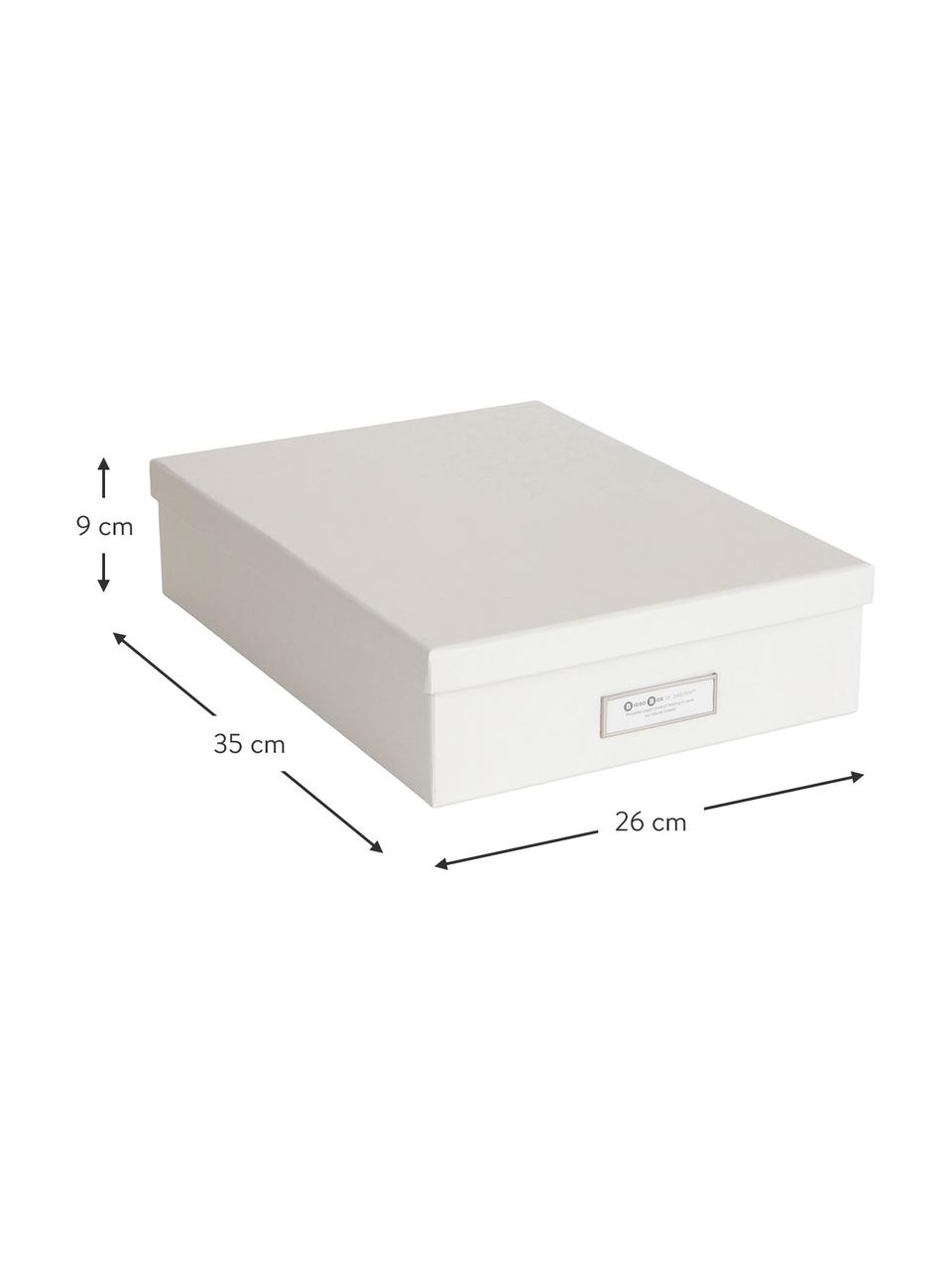 Caja Oskar, Caja: cartón laminado macizo (1, Greige, An 26 x Al 9 cm