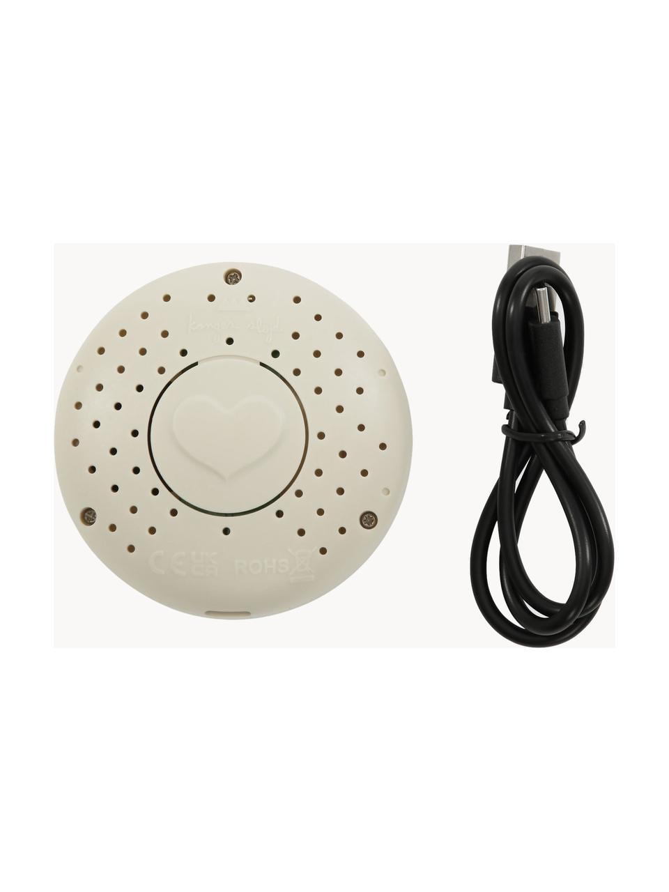 Lampe à poser LED mobile avec haut-parleur Bluetooth Bunny, Blanc crème, larg. 19 x haut. 21 cm
