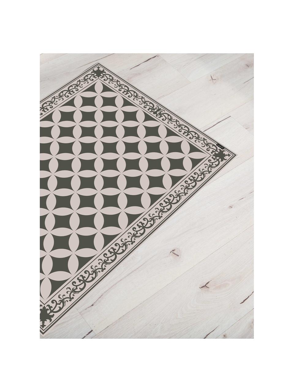 Alfombra vinílica Chadi, antideslizante, Vinilo reciclable, Caquí, beige, An 65 x L 85 cm