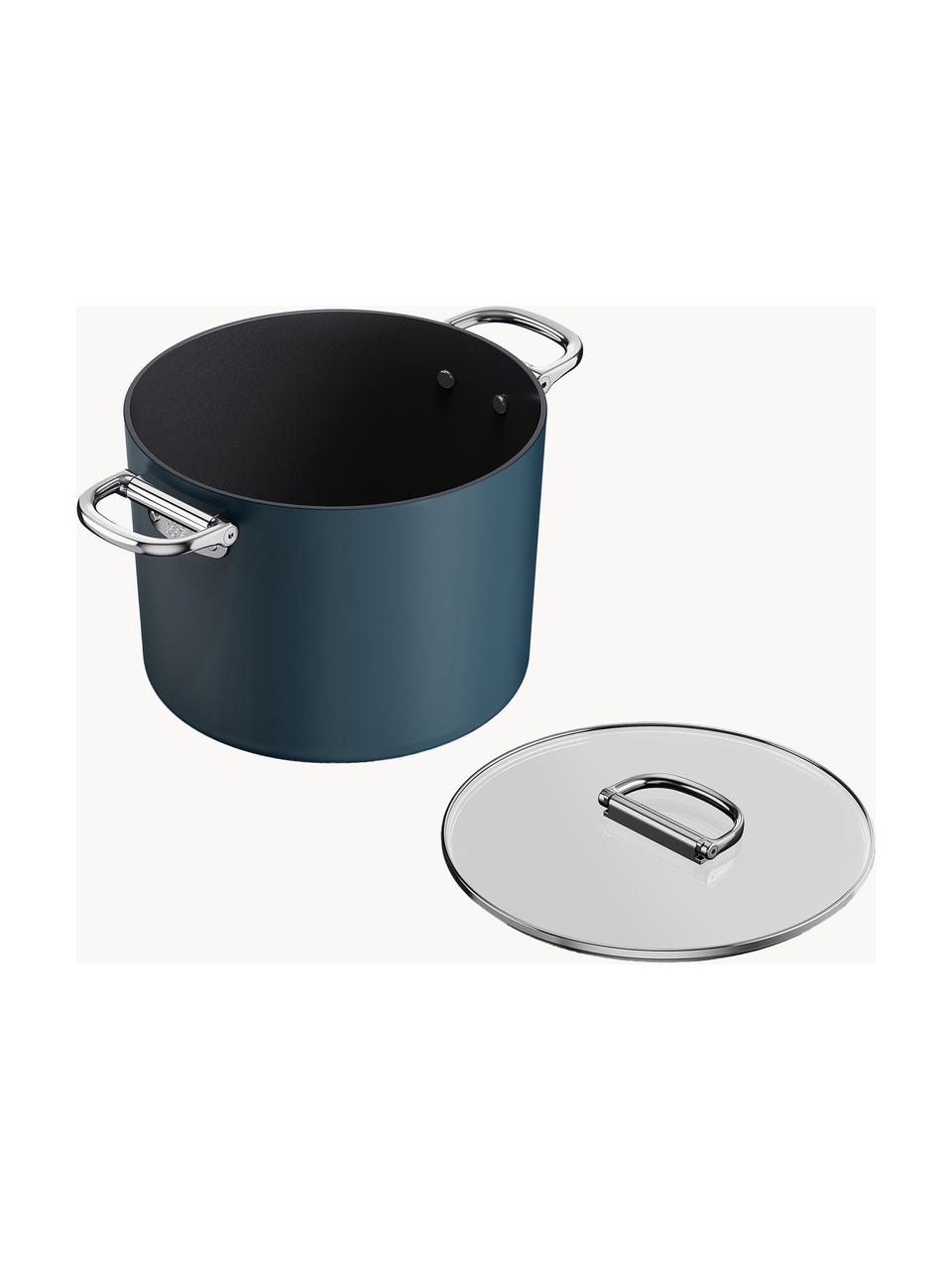 Casserole avec revêtement anti-adhésif Space, Gris-bleu, argenté, Ø 25 x haut. 38 cm, 8 L