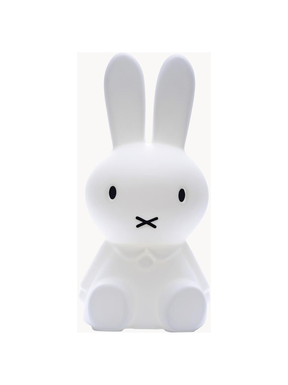 Lampada da terra a LED Miffy, Polietilene, Bianco, Larg. 25 x Alt. 50 cm