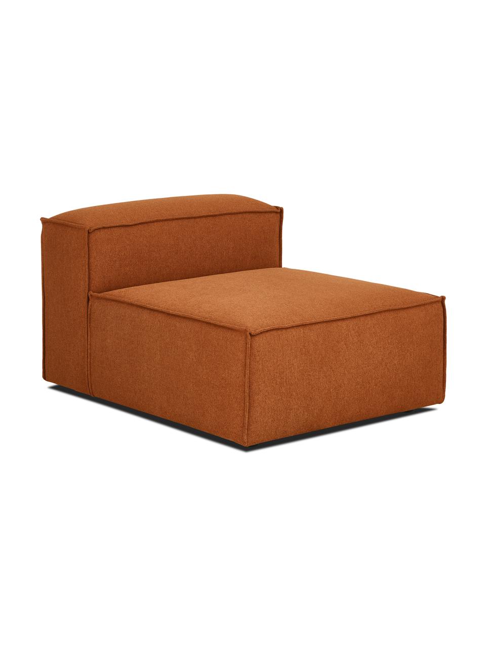 Moduł środkowy Lennon, Tapicerka: 100% poliester Dzięki tka, Stelaż: lite drewno sosnowe, cert, Nogi: tworzywo sztuczne, Terakotowa tkanina, S 89 x G 119 cm