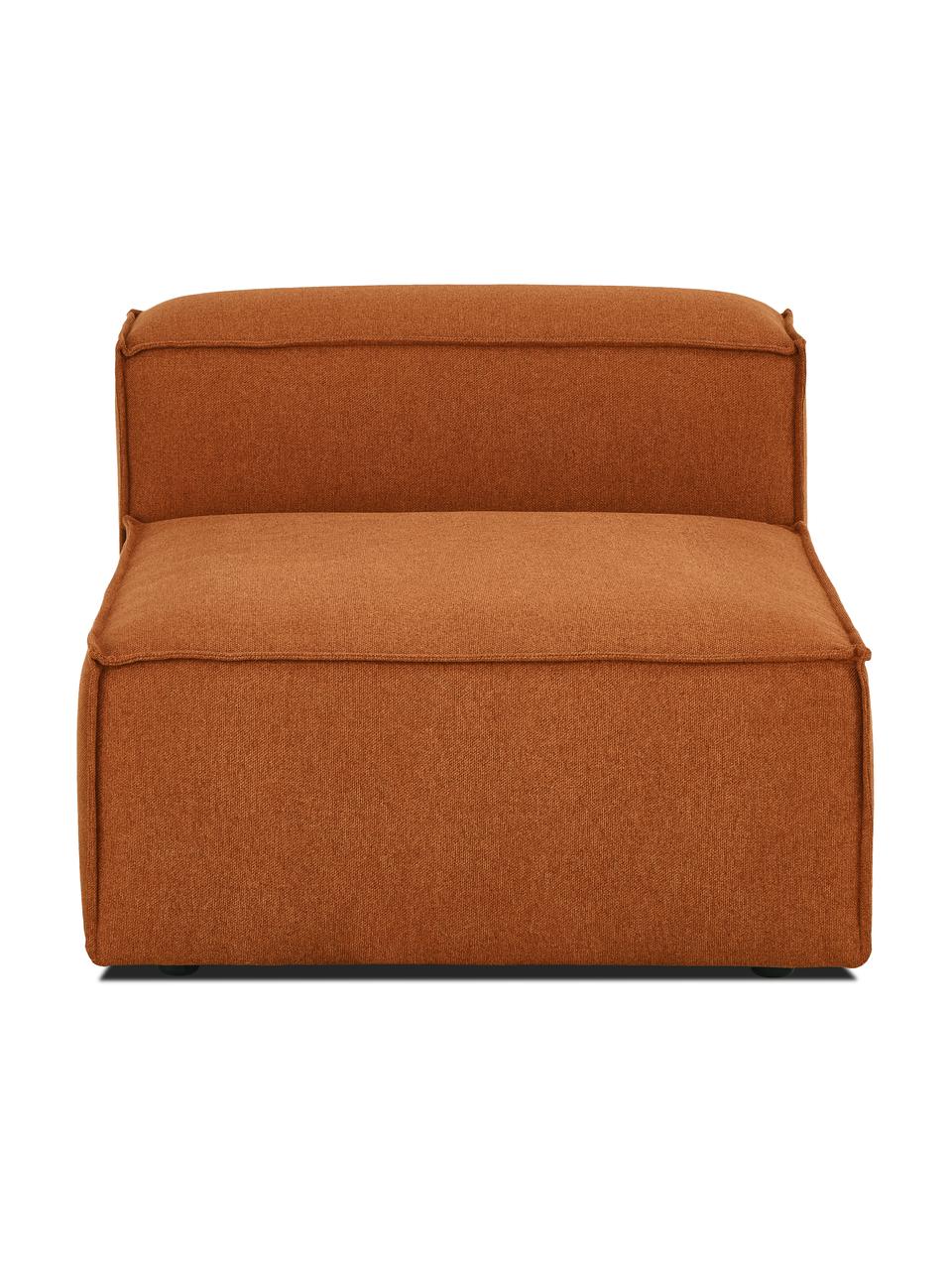 Módulo central sofá Lennon, Tapizado: 100% poliéster Alta resis, Estructura: madera de pino maciza, ma, Patas: plástico, Tejido terracota, An 89 x F 119 cm