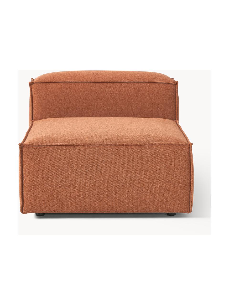 Middelste module Lennon, Bekleding: 100% polyester De slijtva, Frame: massief grenenhout, multi, Poten: kunststof Dit product is , Geweven stof terracotta, B 89 x D 119 cm