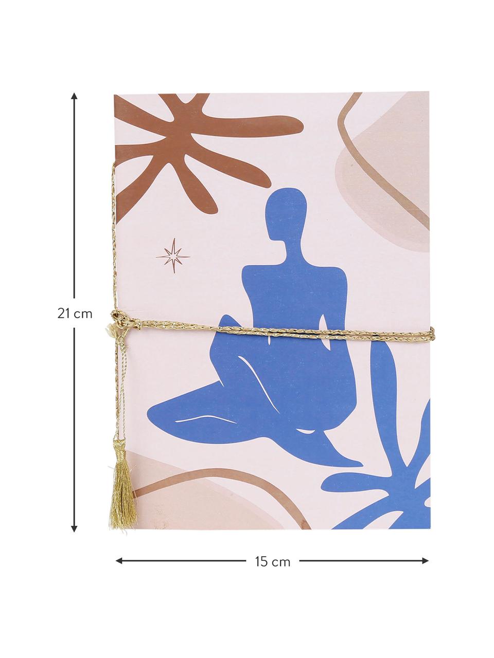 Cuaderno Visionnary, Rosa, azul, marrón, An 15 x Al 21 cm