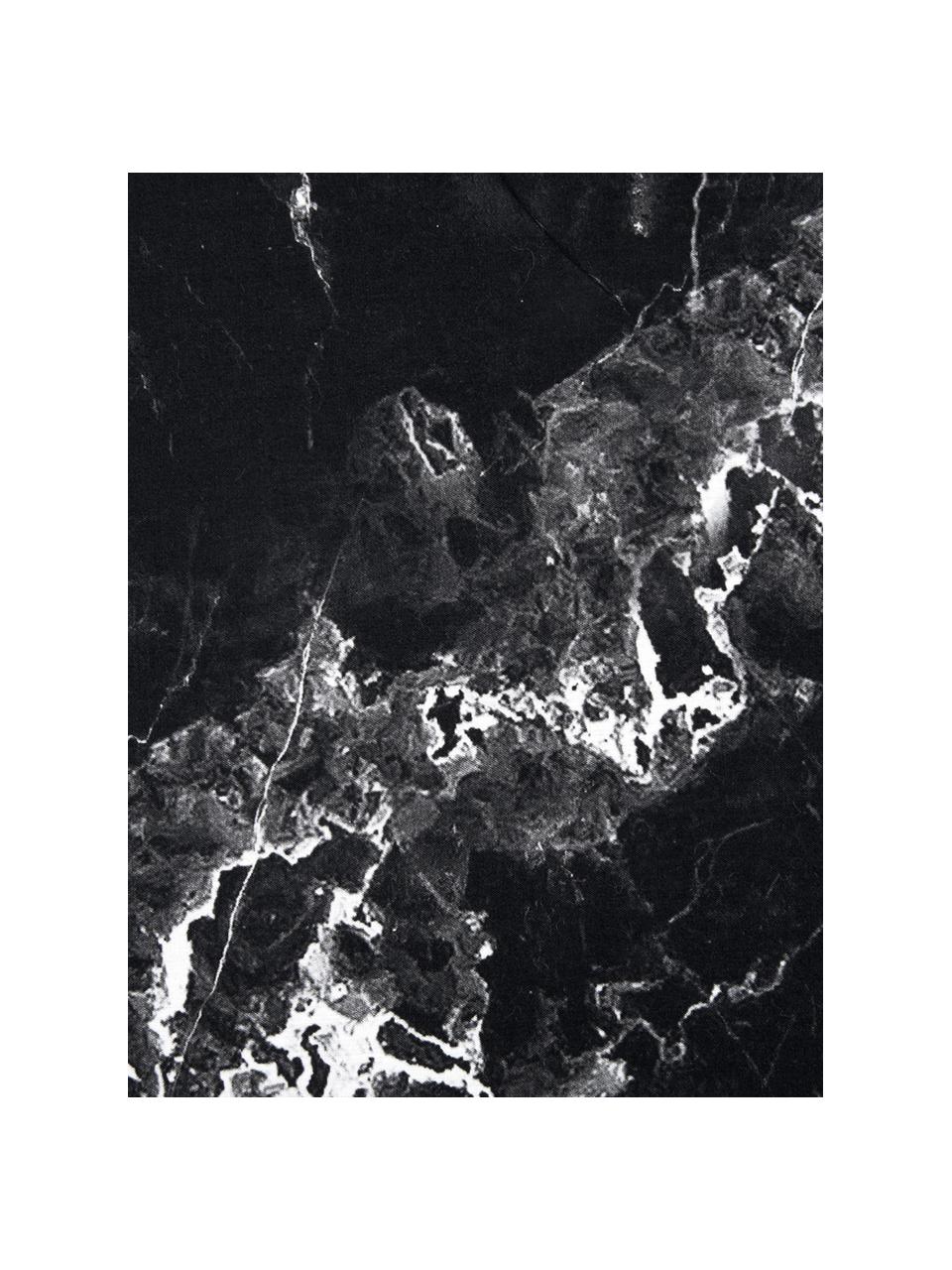 Dubbelzijdig dekbedovertrek Malin, Weeftechniek: perkal Draaddichtheid 200, Zwart, wit, 140 x 200 cm + 1 kussenhoes 60 x 70 cm