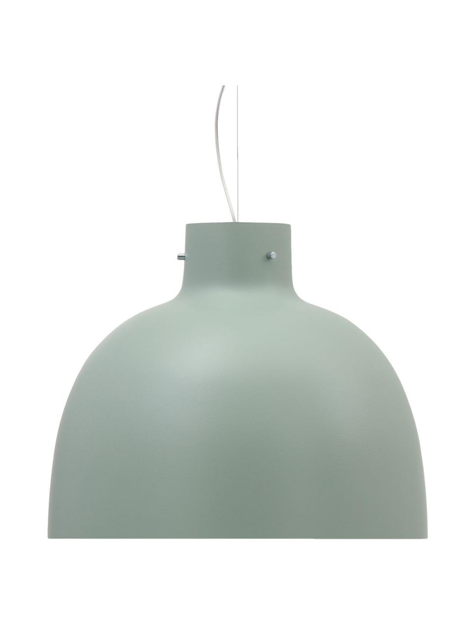 Lampa wisząca Bellissima, Tworzywo sztuczne, Szałwiowy zielony, Ø 50 x W 41 cm
