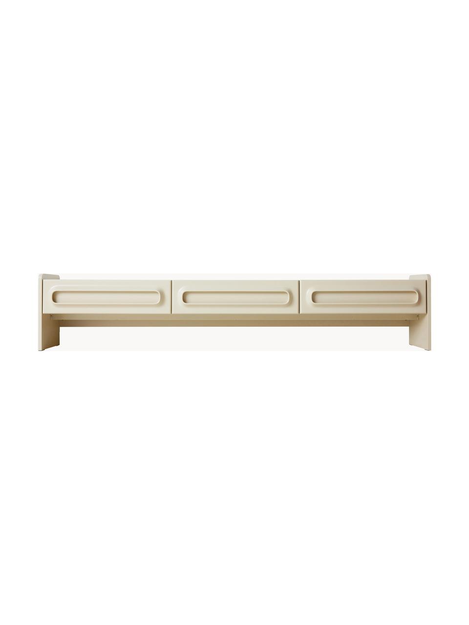 Mueble TV Space, Tablero de fibras de densidad media (MDF), Beige claro, An 200 x Al 39 cm