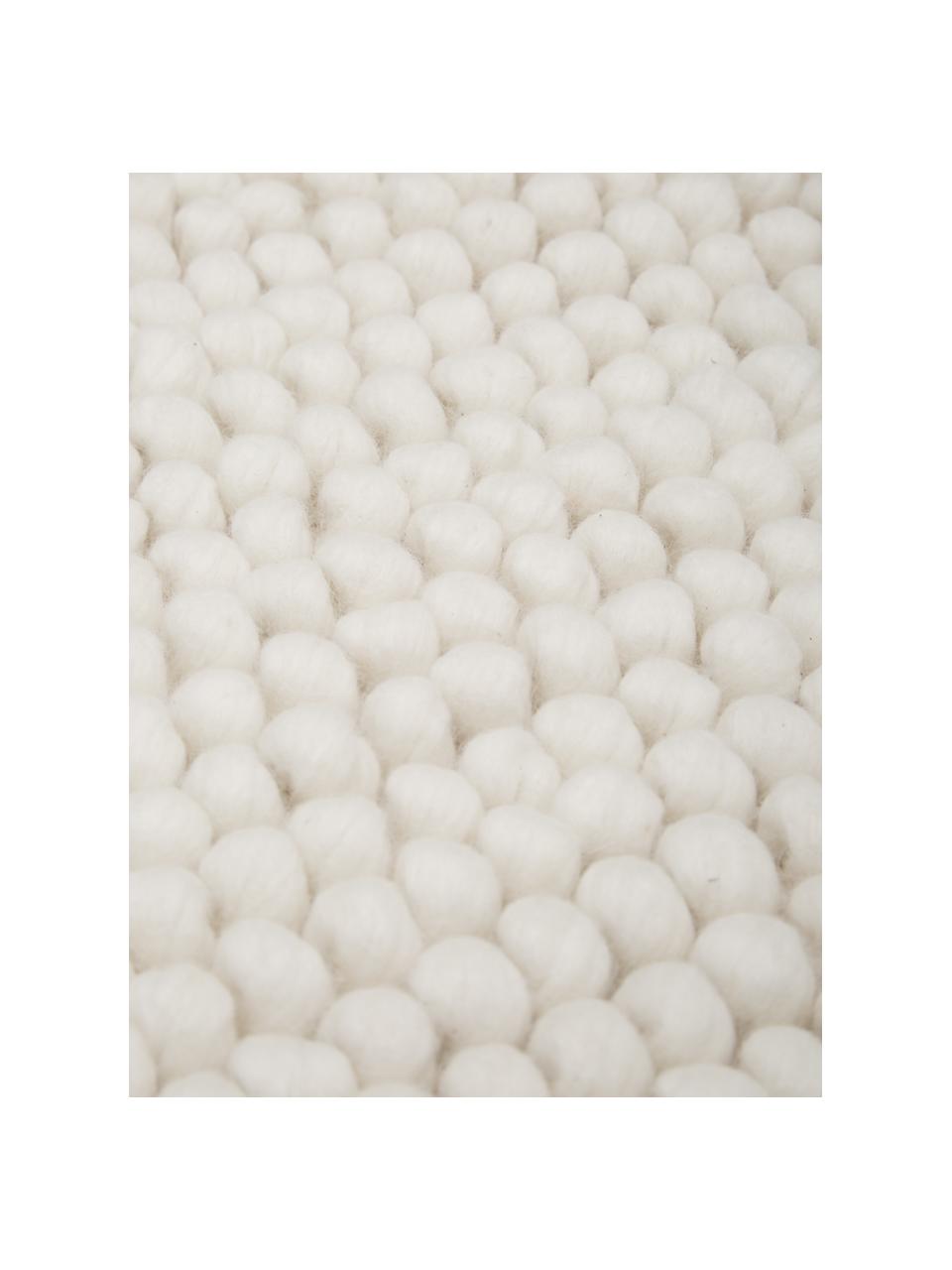 Tappeto in lana tessuto a mano Pebble, 80% lana, 20% nylon

Il materiale utilizzato in questo prodotto è testato per le sostanze nocive e certificato secondo lo STANDARD 100 by OEKO-TEX® , HOHENSTEIN HTTI, 21.HIN.90042, Bianco crema, Larg. 120 x Lung. 180 cm (taglia S)