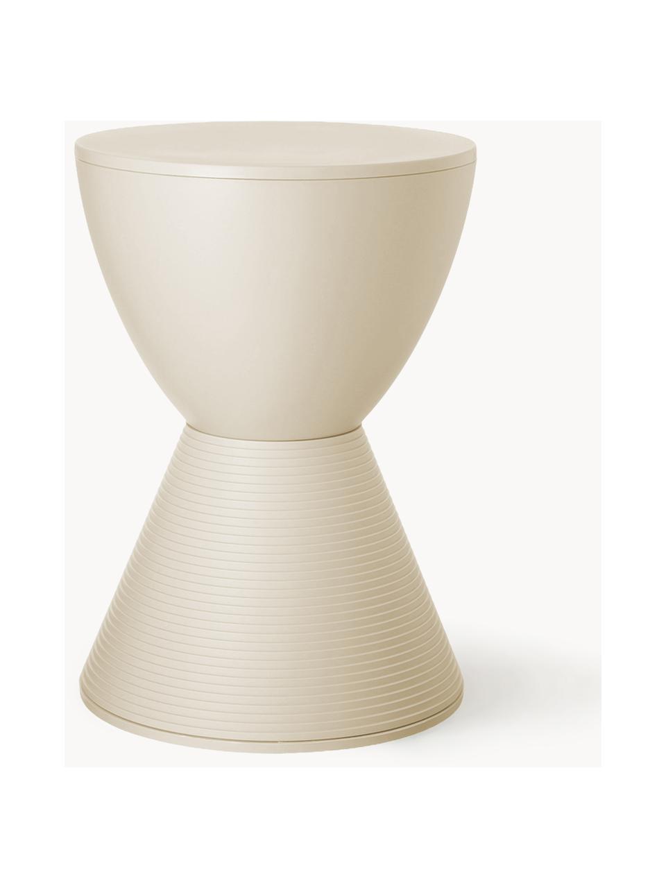 Table d'appoint design Prince Aha, Plastique, Blanc cassé, Ø 30 x haut. 43 cm