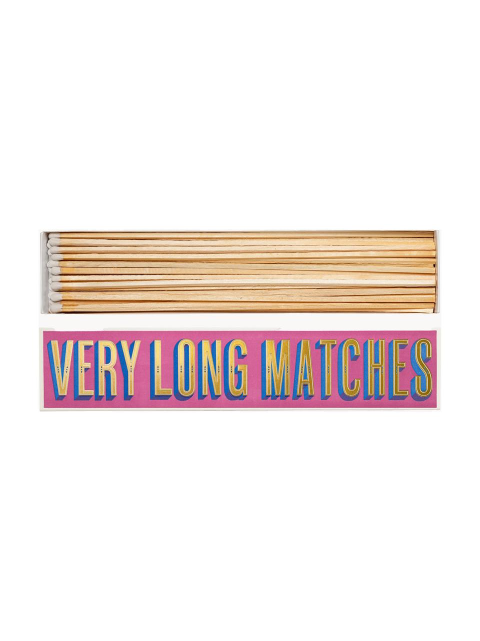 Design Streichholzschachtel Very Long Matches, Box: Karton Dieses Produkt wir, Very Long Matches, B 29 x H 6 cm