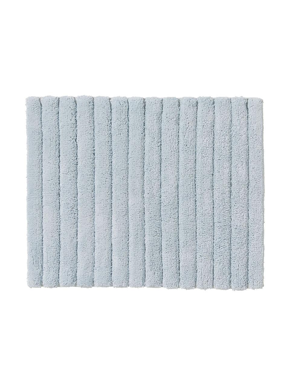 Načechraný koupelnový kobereček Board, Světle modrá