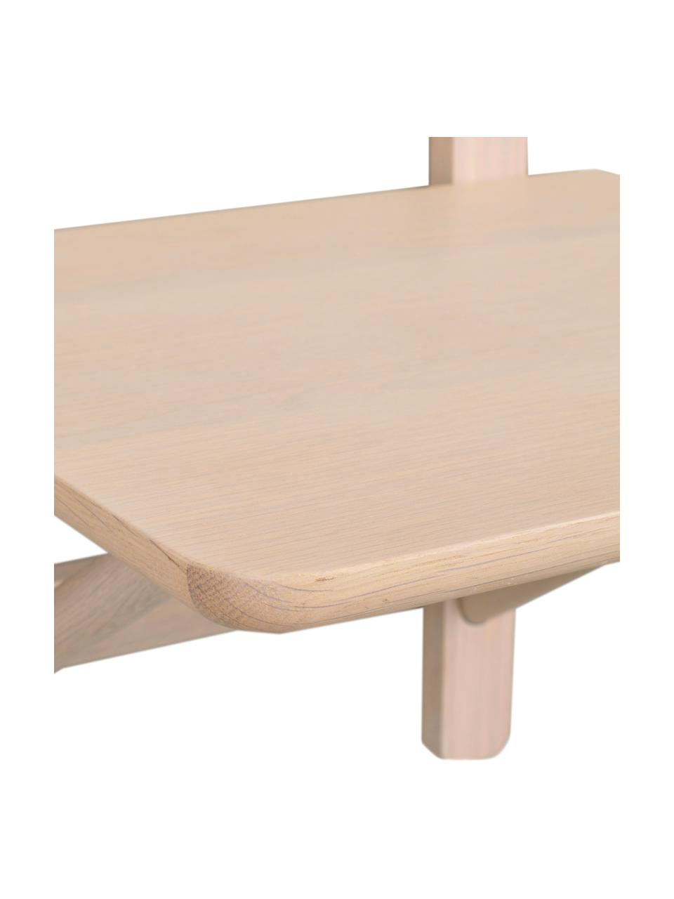 Mesita de noche de pared en roble Camrose, Estante: tablero de fibras de dens, Estructura: madera de roble maciza, Madera, An 40 x Al 35 cm