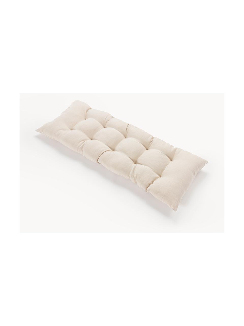 Coussin pour banc Ortun, Beige clair, larg. 40 x long. 110 cm