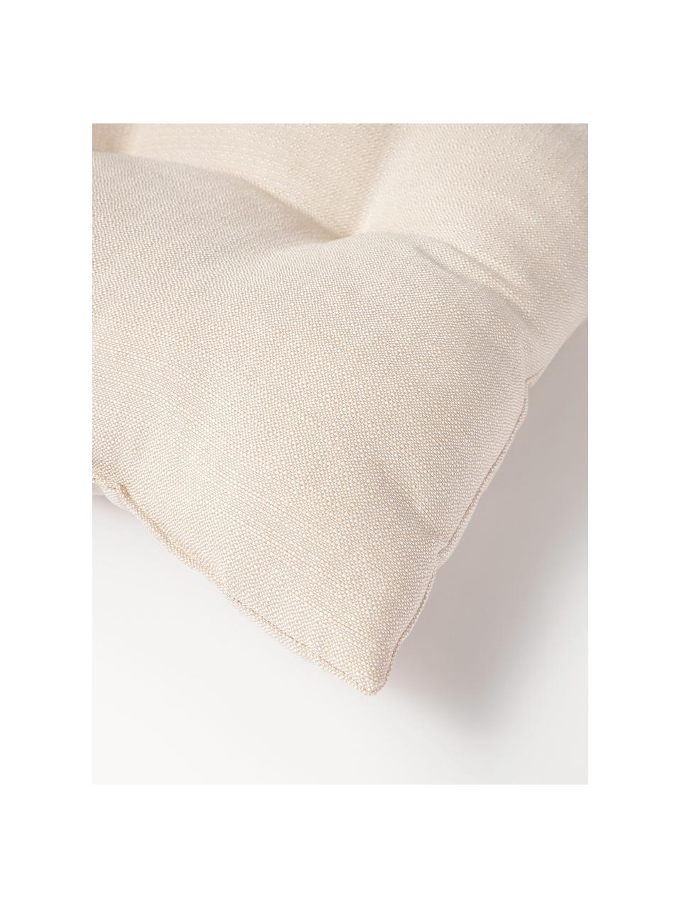 Cojín de banco Ortun, Funda: polipropileno (100% olefi, Beige claro, An 40 x L 120 cm