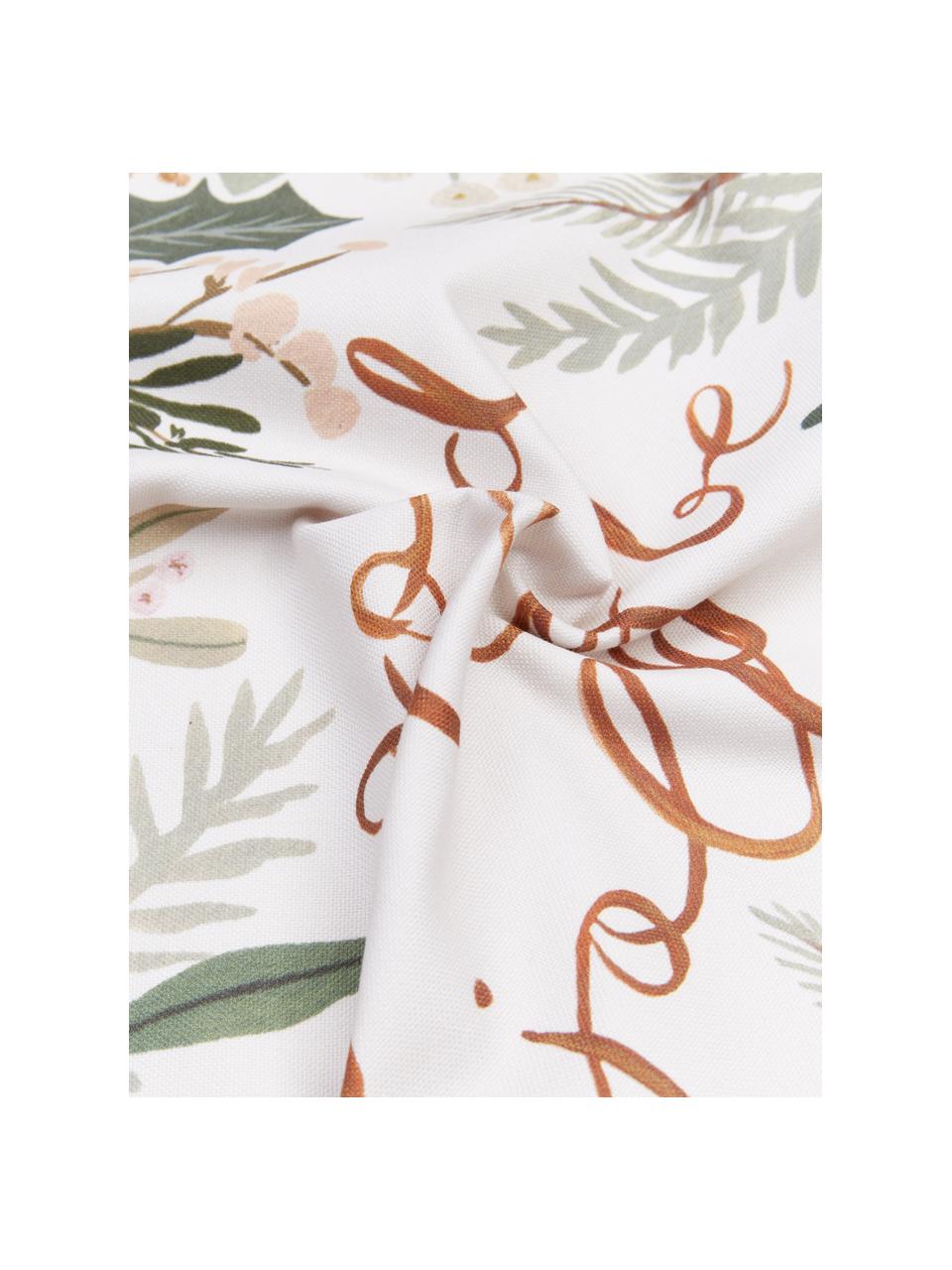 Designer Wende-Kissenhülle Good Golly Be Jolly von Candice Gray, 100% Baumwolle, GOTS zertifiziert, Bunt, B 45 x L 45 cm
