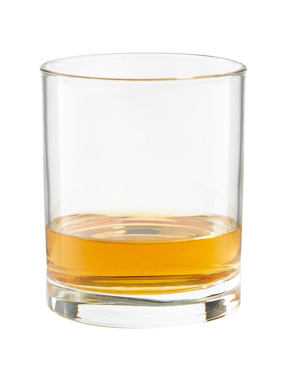 Poháre na whisky Princesa, 6 ks, Sklo, Priehľadná, Ø 8 x V 9 cm, 310 ml