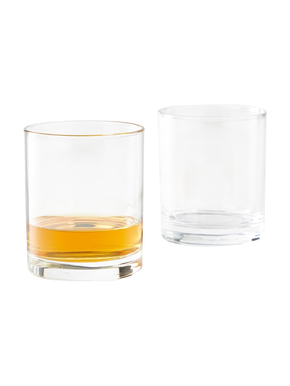 Poháre na whisky Princesa, 6 ks, Sklo, Priehľadná, Ø 8 x V 9 cm, 310 ml