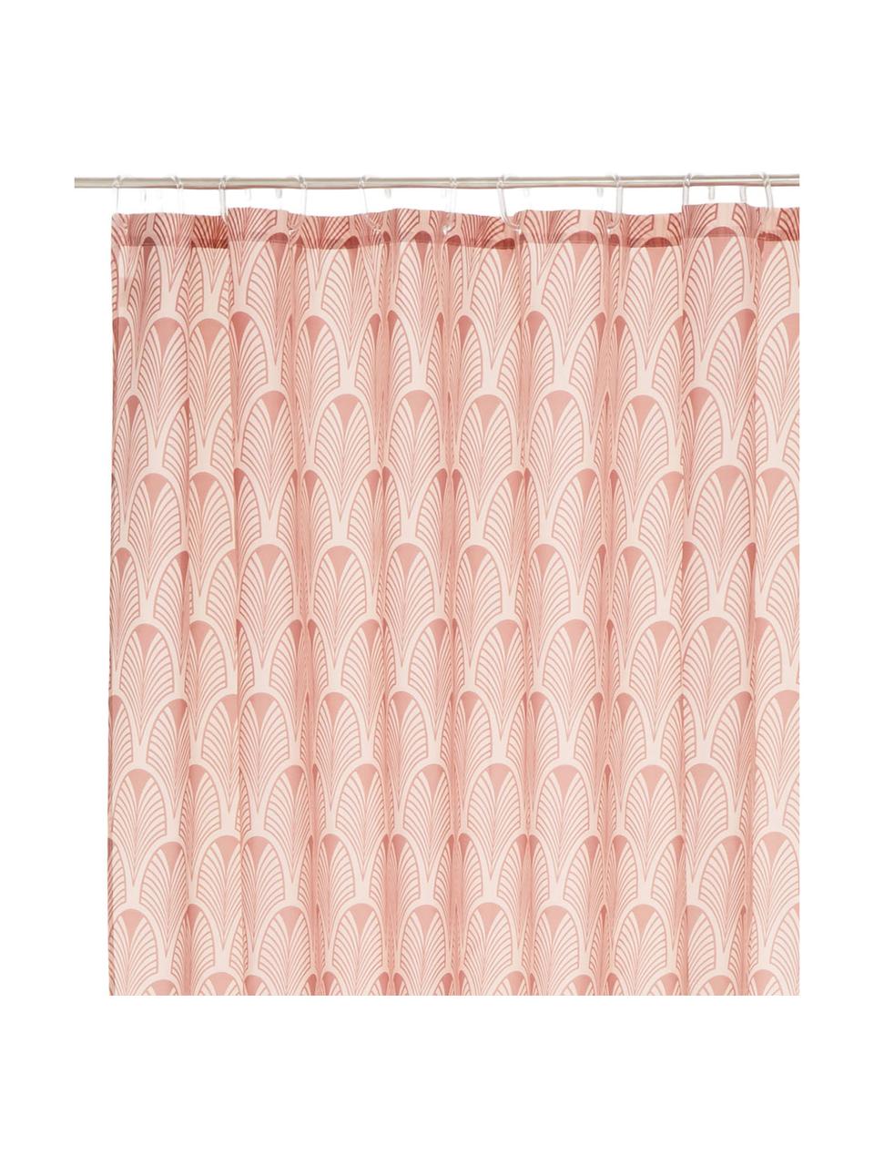 Sprchový záves so vzorom v štýle art deko Ashville, Odtiene ružovej