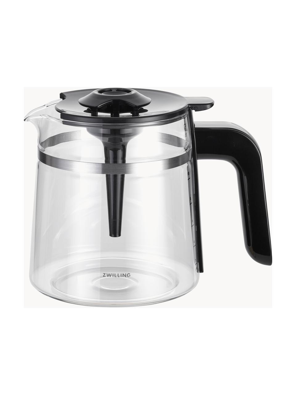 Cafetière filtre en plastique Enfinigy, Plastique, acier inoxydable, Noir, mat, larg. 33 x haut. 35 cm