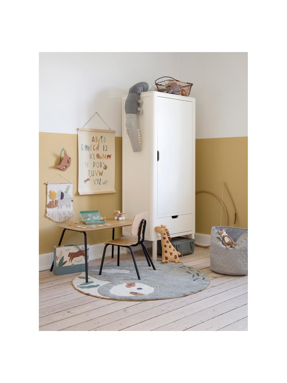 Silla infantil Oakee, Patas: metal pintado, Madera de haya, An 37 x Al 57 cm
