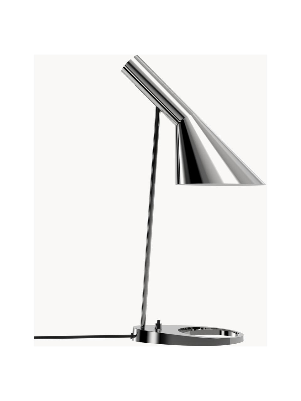 Lámpara de escritorio AJ, tamaños diferentes, Lámpara: acero inoxidable, Cable: plástico, Plateado, An 35 x Al 56 cm
