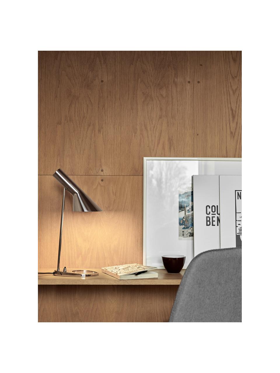 Bureaulamp AJ, verschillende formaten, Lamp: edelstaal, Zilverkleurig, Ø 35 x H 56 cm