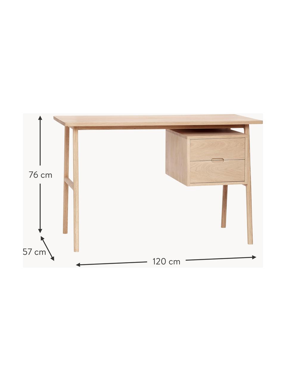 Bureau en bois Architect, Placage en bois de chêne, bois de chêne

Ce produit est fabriqué à partir de bois certifié FSC® issu du développement durable, Chêne, larg. 120 x prof. 57 cm