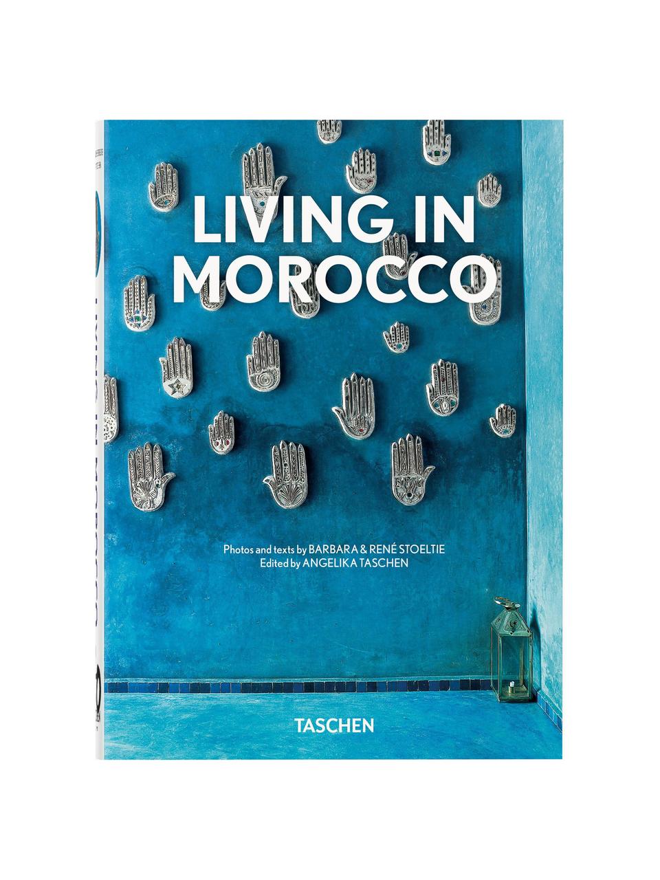 Album Living in Morocco, Papier, twarda okładka, Living in Morocco, S 16 x W 22 cm