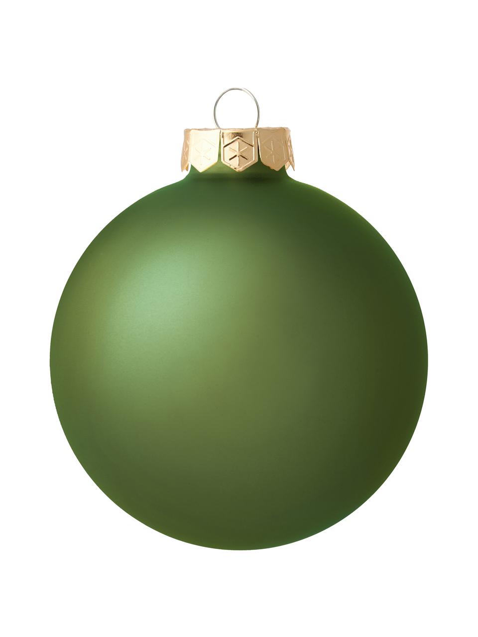Set palline di Natale verde Evergreen, Verde, Ø 8 cm, 6 pz