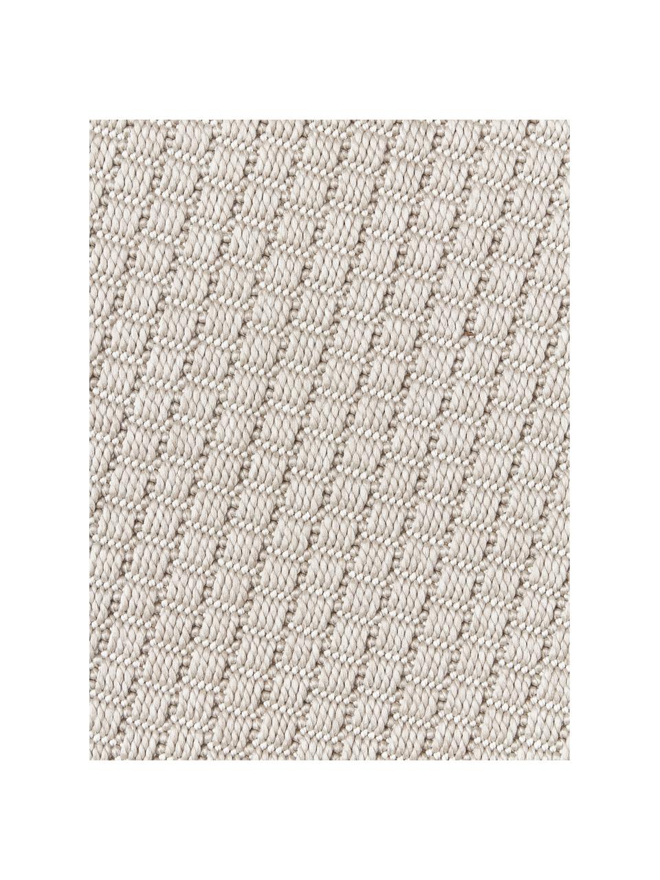 Runder In- & Outdoor-Teppich Toronto, 100 % Polypropylen, Beige, Ø 120 cm (Größe S)