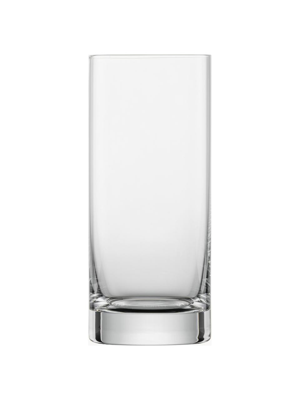 Vasos highball de cristal Tavoro, 4 uds., Cristal Tritan, Transparente, Ø 6 x Al 14 cm, 310 ml