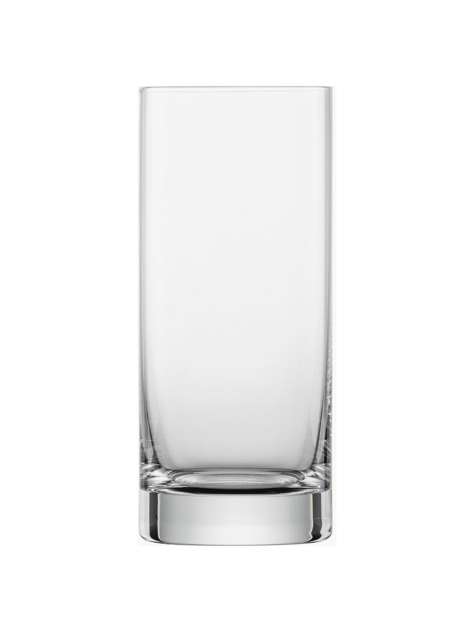 Vasos highball de cristal Tavoro, 4 uds., Cristal Tritan, Transparente, Ø 6 x Al 14 cm, 310 ml