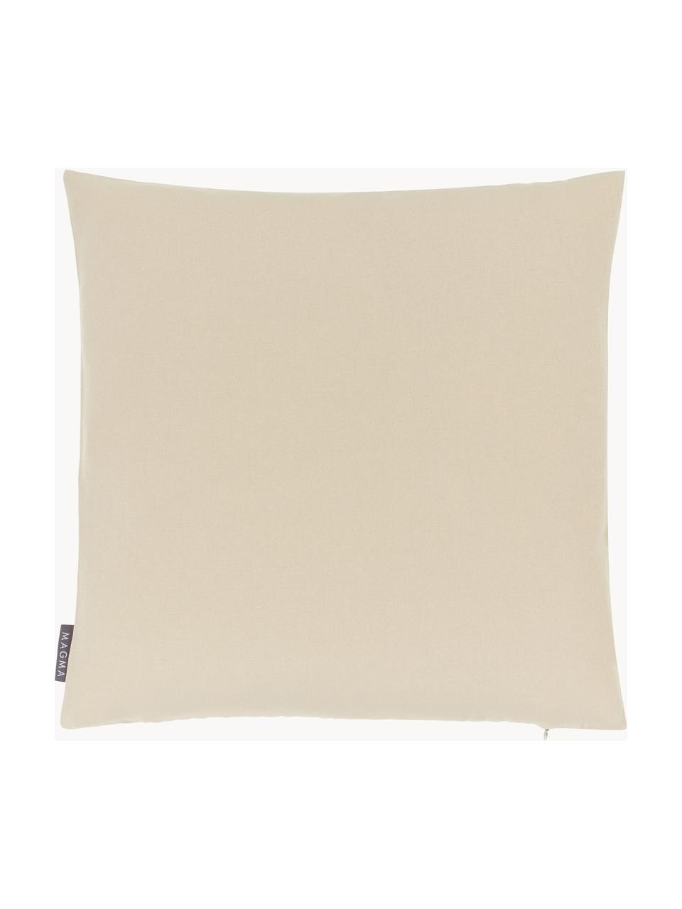 Housse de coussin d'extérieur beige Blopp, Dralon (100 % polyacrylique), Couleur sable, larg. 60 x long. 60 cm