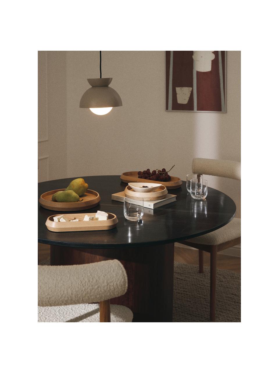 Decoratieve dienbladen Copenhagen van essenhout, set van 2, Gelakt essenhout

Dit product is gemaakt van duurzaam geproduceerd, FSC®-gecertificeerd hout., Essenhout, Set met verschillende formaten