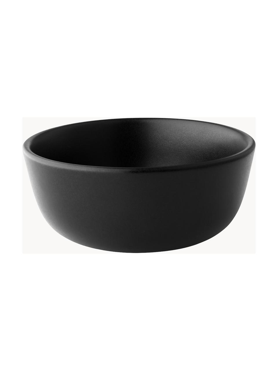 Schälchen Nordic Kitchen, 4 Stück, Steinzeug, Schwarz, Ø 16 x H 6 cm