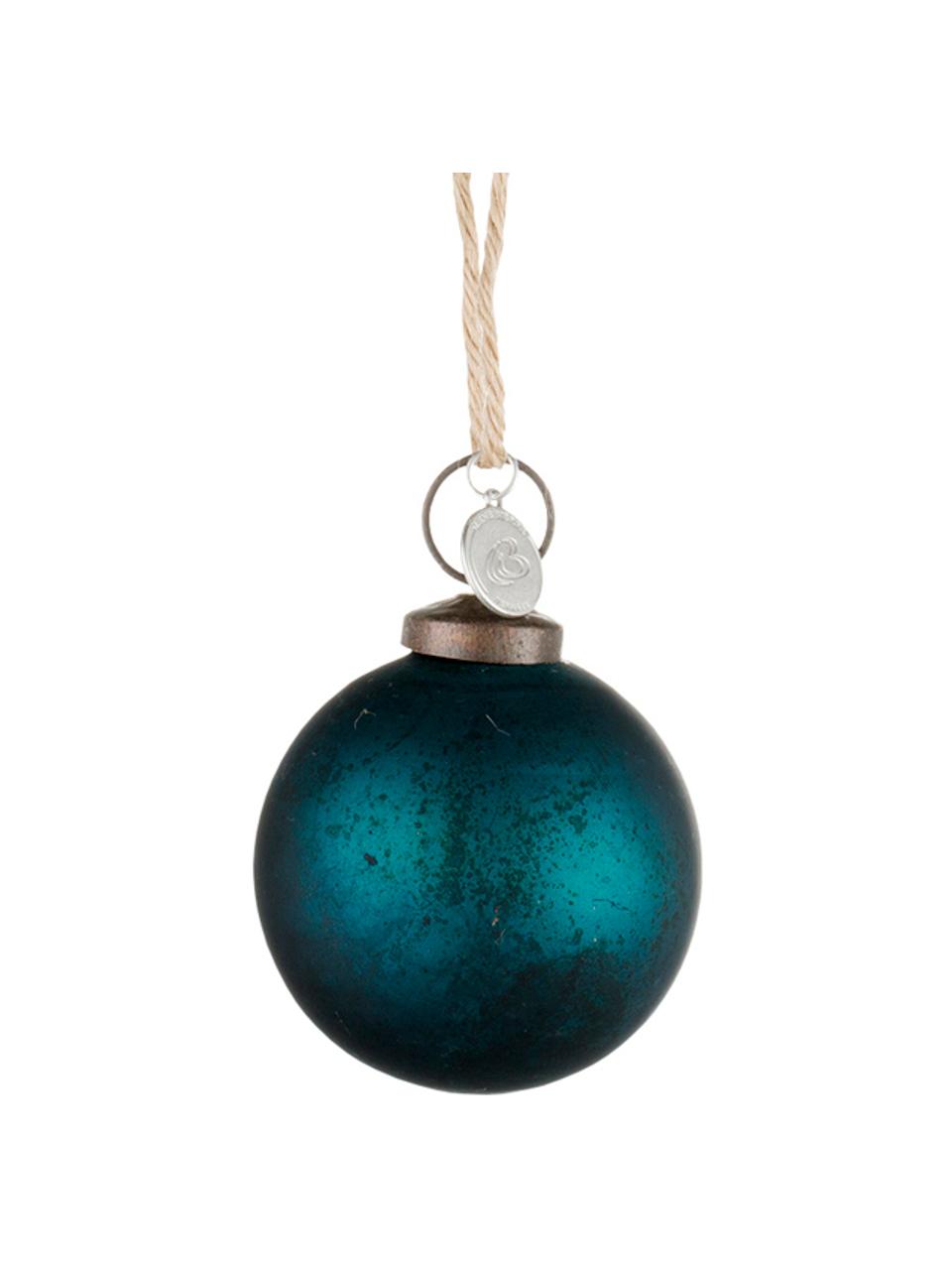 Boules de Noël Cadelia, 2 pièces, Bleu foncé