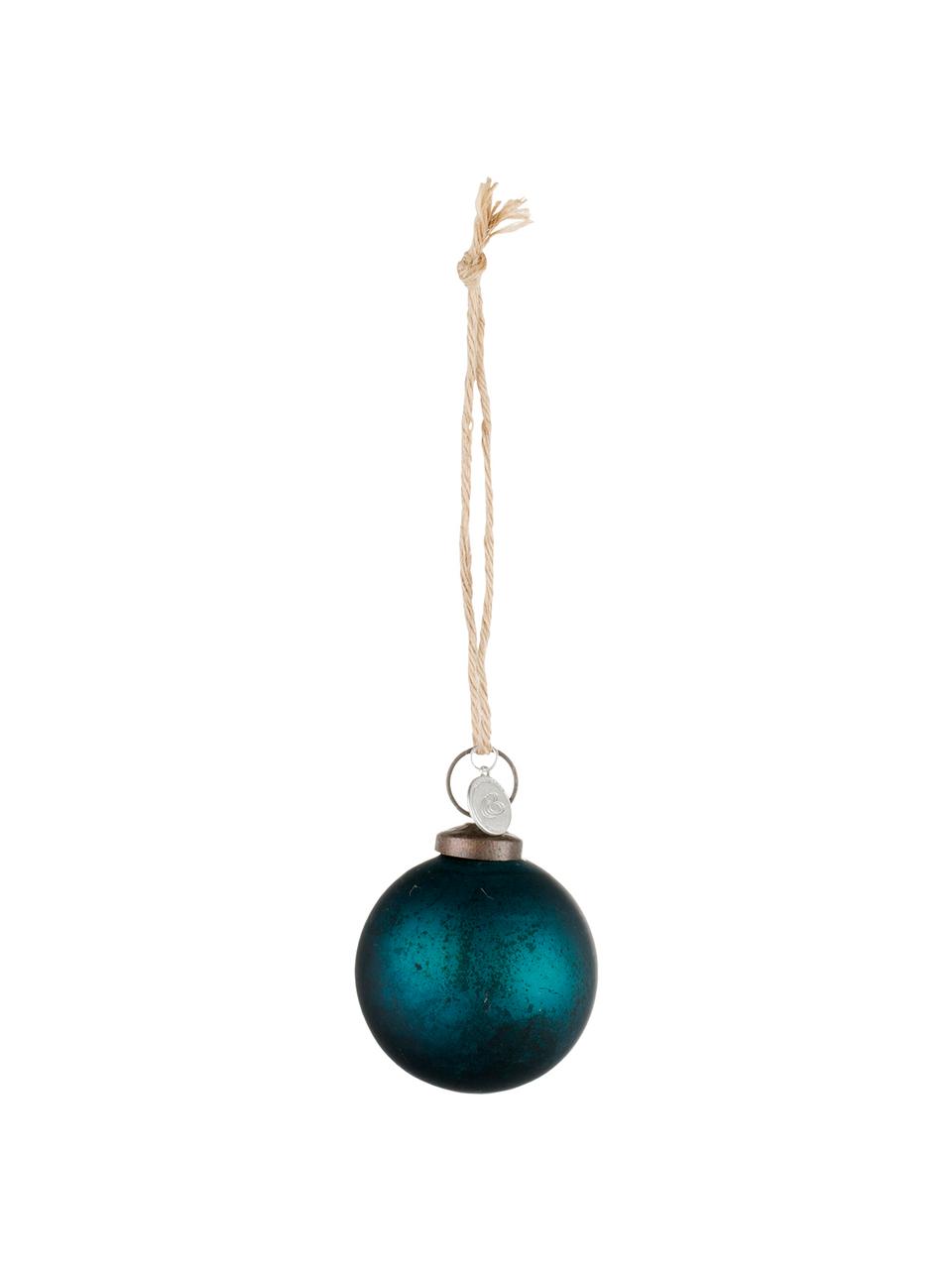 Boules de Noël Cadelia, 2 pièces, Bleu foncé