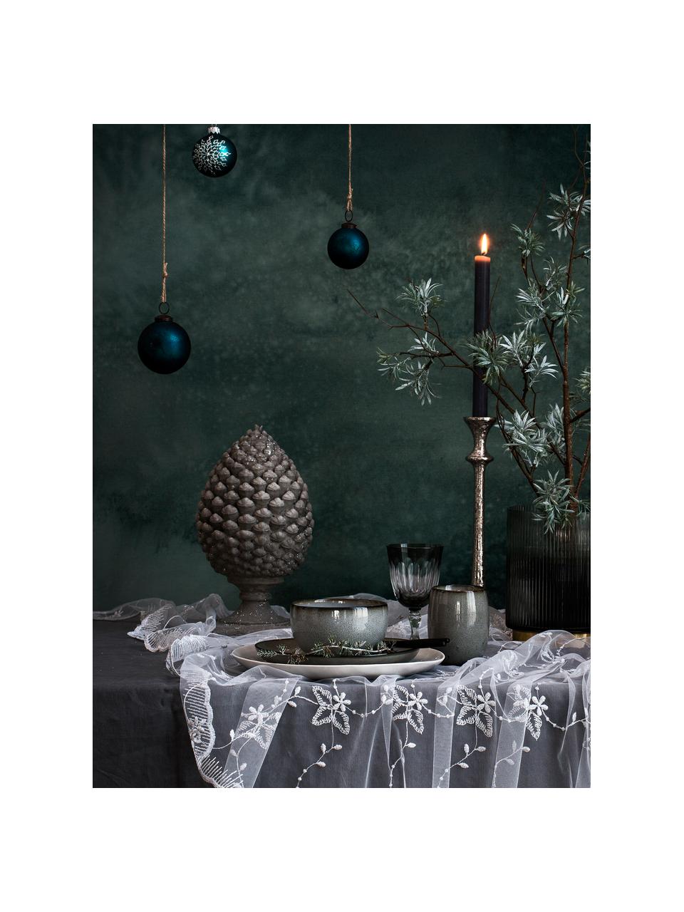 Boules de Noël Cadelia, 2 pièces, Bleu foncé