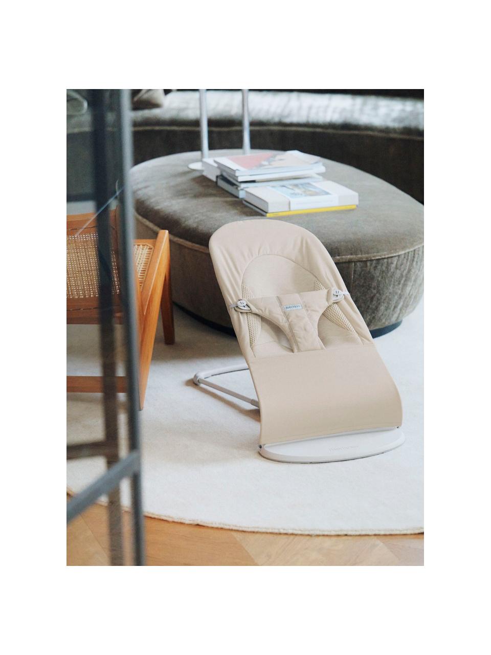 Babywippe Balance Soft, Gestell: 79 % Metall, 21 % Kunstst, Hellbeige, B 35 x T 56 cm