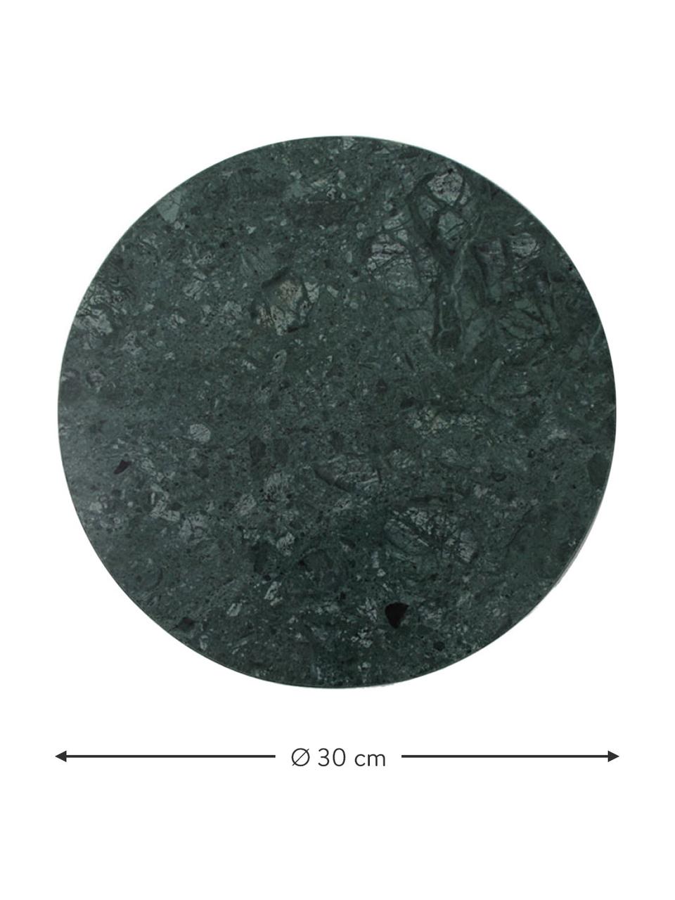 Deska do krojenia z marmuru Bella, Marmur, Zielony marmur, Ø 30 cm