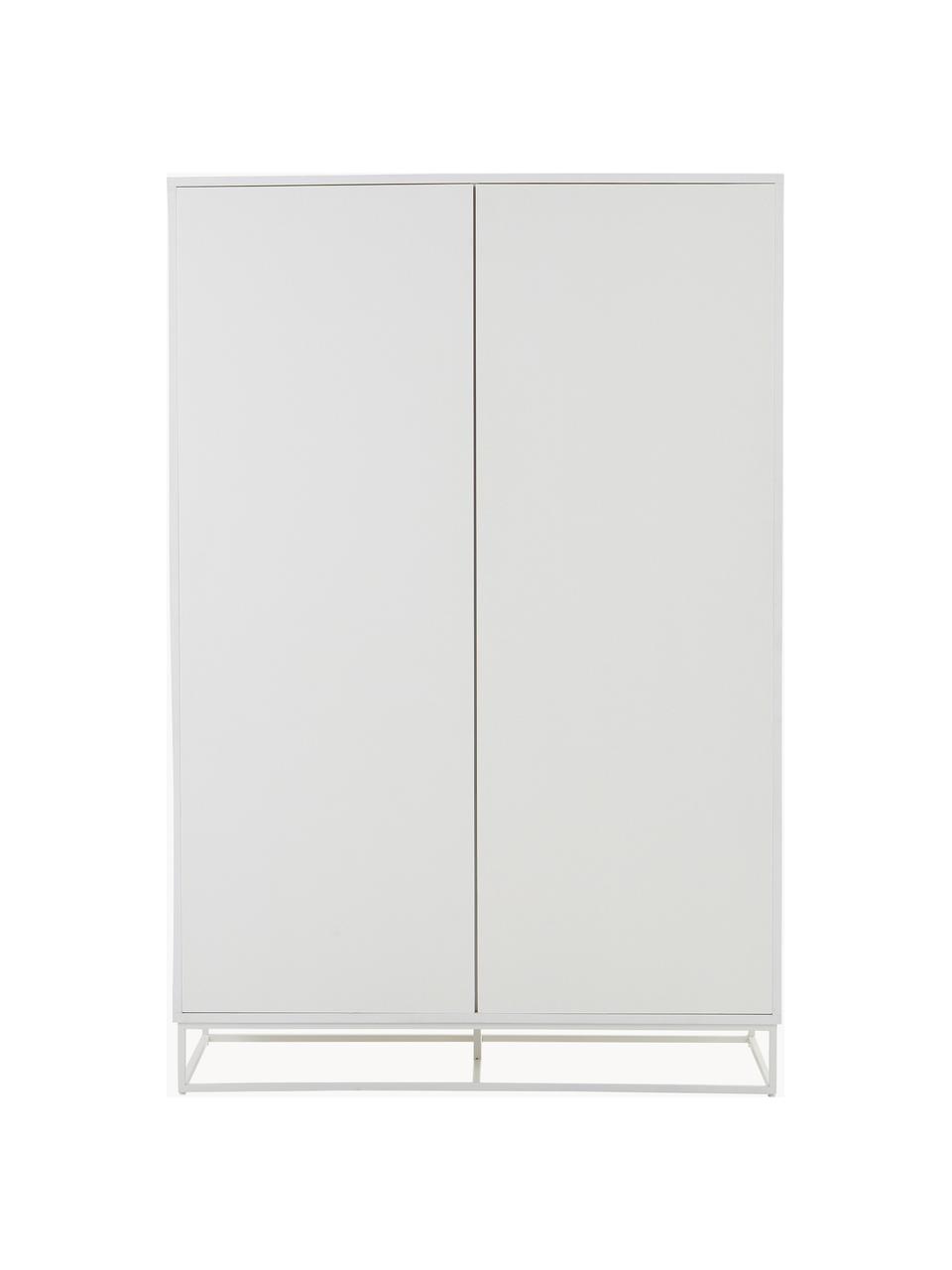 Petite armoire Lyckeby, Bois, blanc cassé laqué, larg. 120 x haut. 180 cm