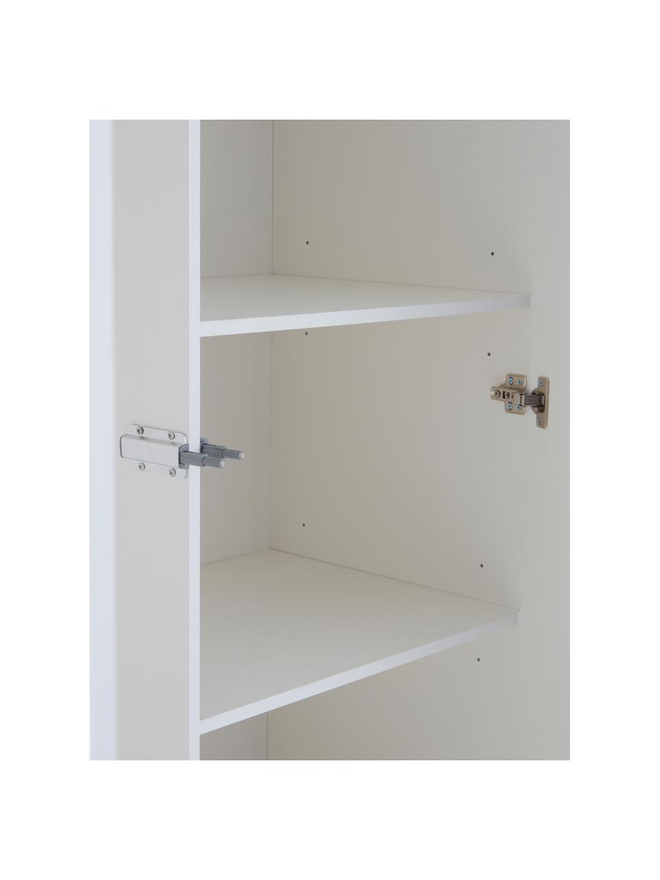 Petite armoire Lyckeby, Bois, blanc cassé laqué, larg. 120 x haut. 180 cm